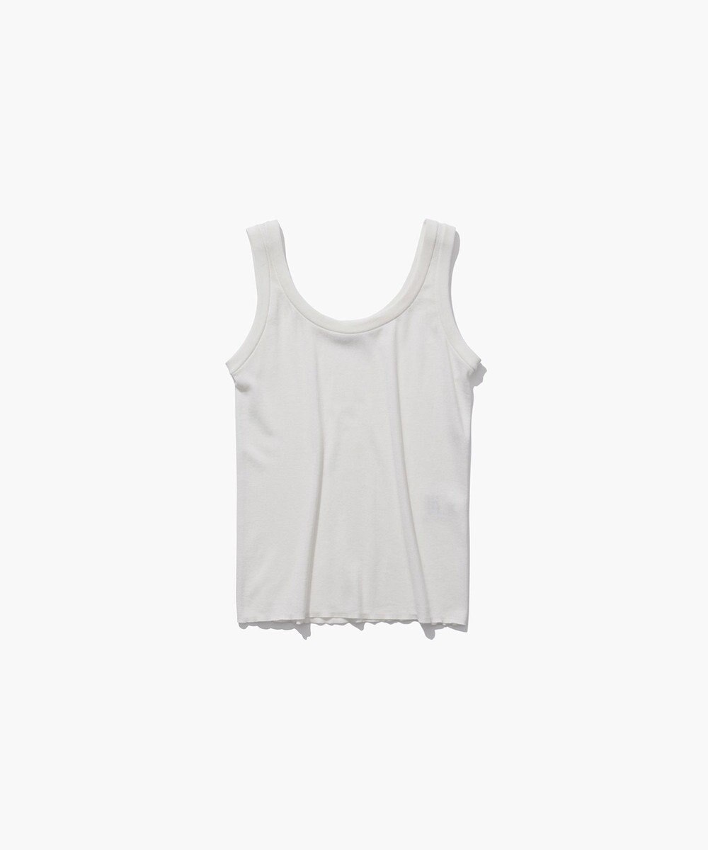 ATON FRESCA CIRCULAR RIB | タンクトップ 