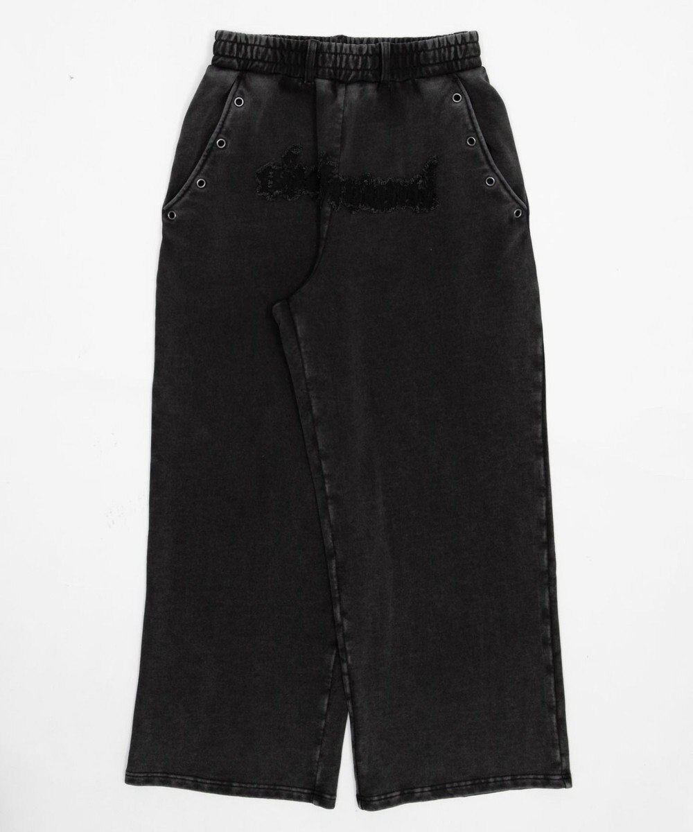 WEGO 【ウエストゴム/ユニセックス着用ITEM】ブリーチハトメスウェットパンツ 