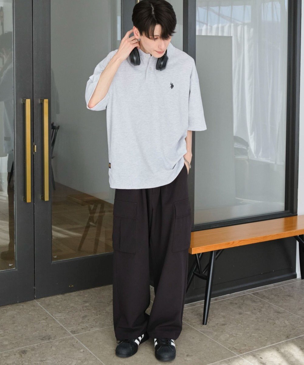 WEGO 【ユニセックス着用ITEM/MLサイズ展開】別注USPOLO　ヘビーウェイトポロT 