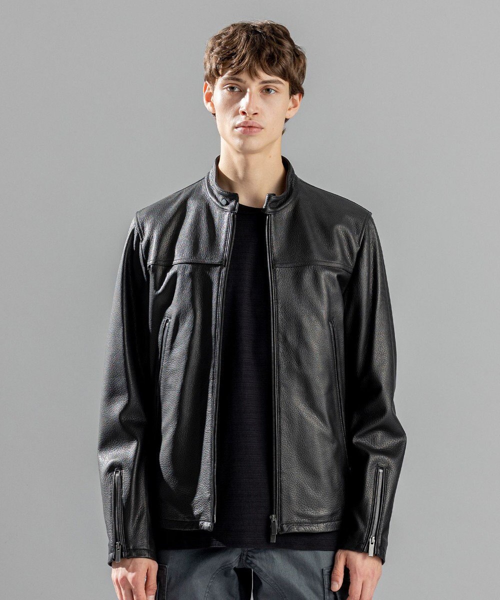 JOSEPH HOMME <WEB限定>ライトゴートシュリンクレザー　シングルライダース 