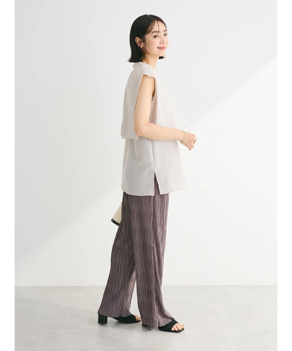 Green Parks レイヤードノースリーブブラウス 