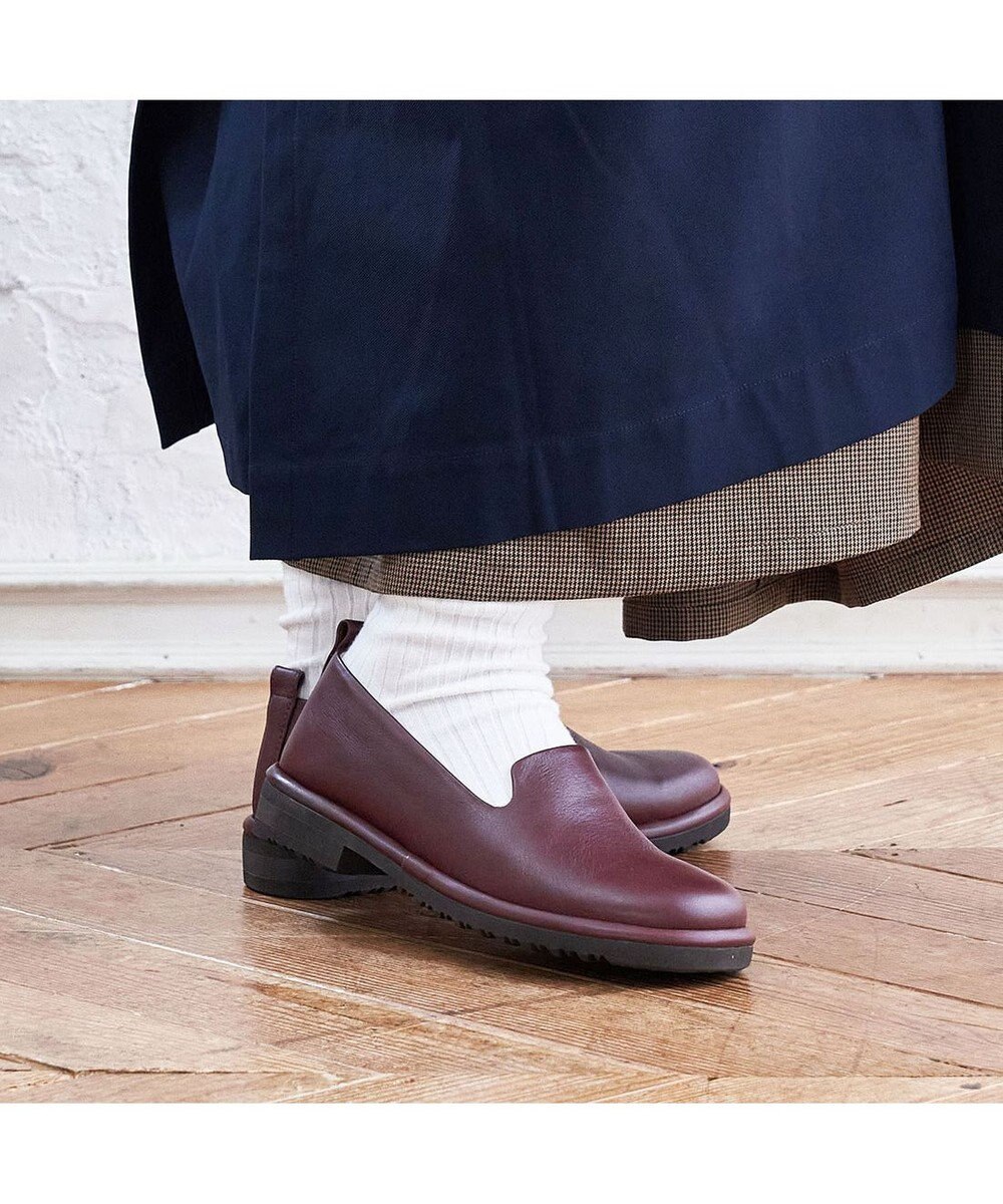 ing <ing>【サスティナブル】ボリュームソールスリッポンシューズ 