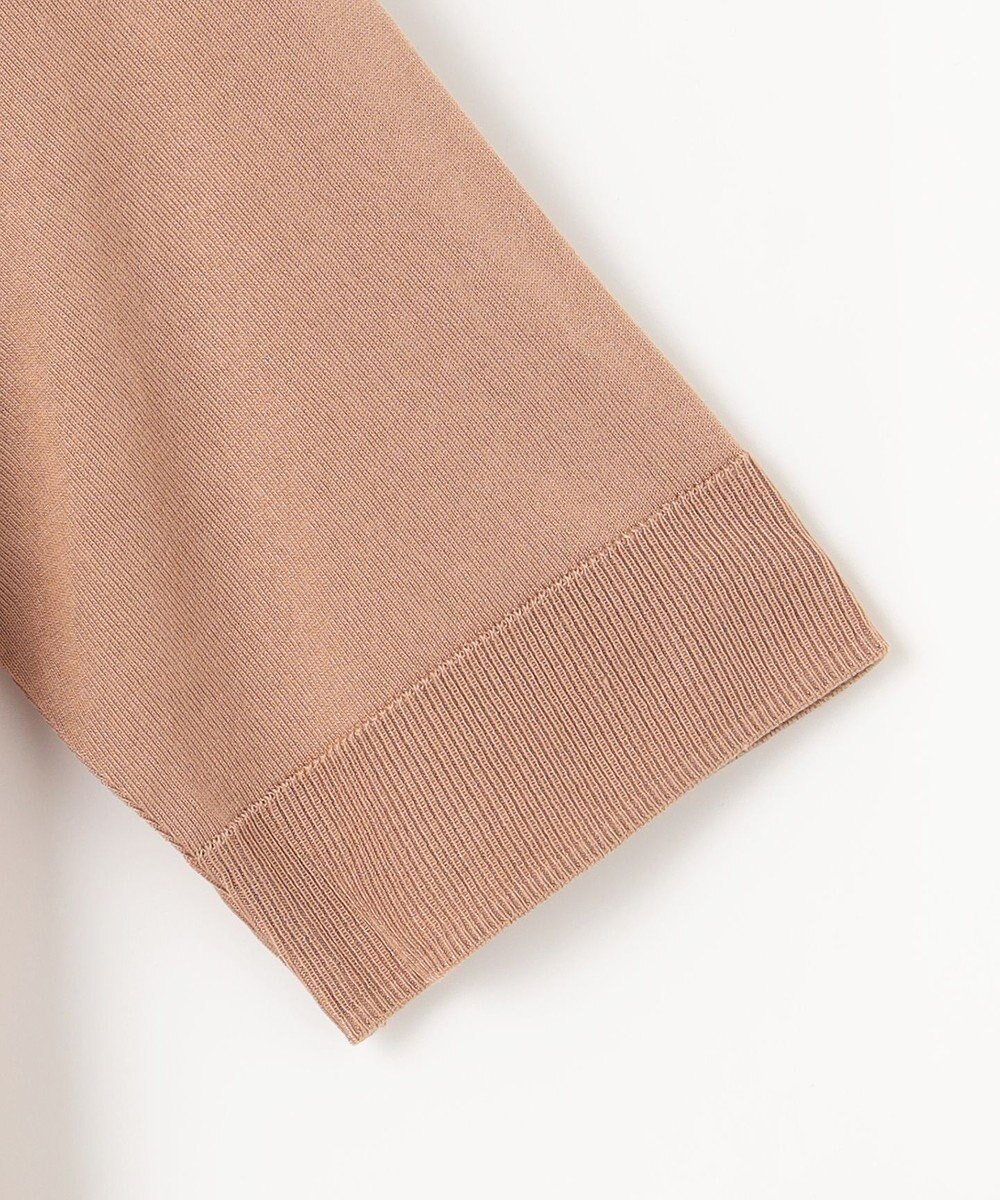 自由区 L 【アンサンブル対応・洗える】マラケシュフラワープリント半袖 ニットプルオーバー 