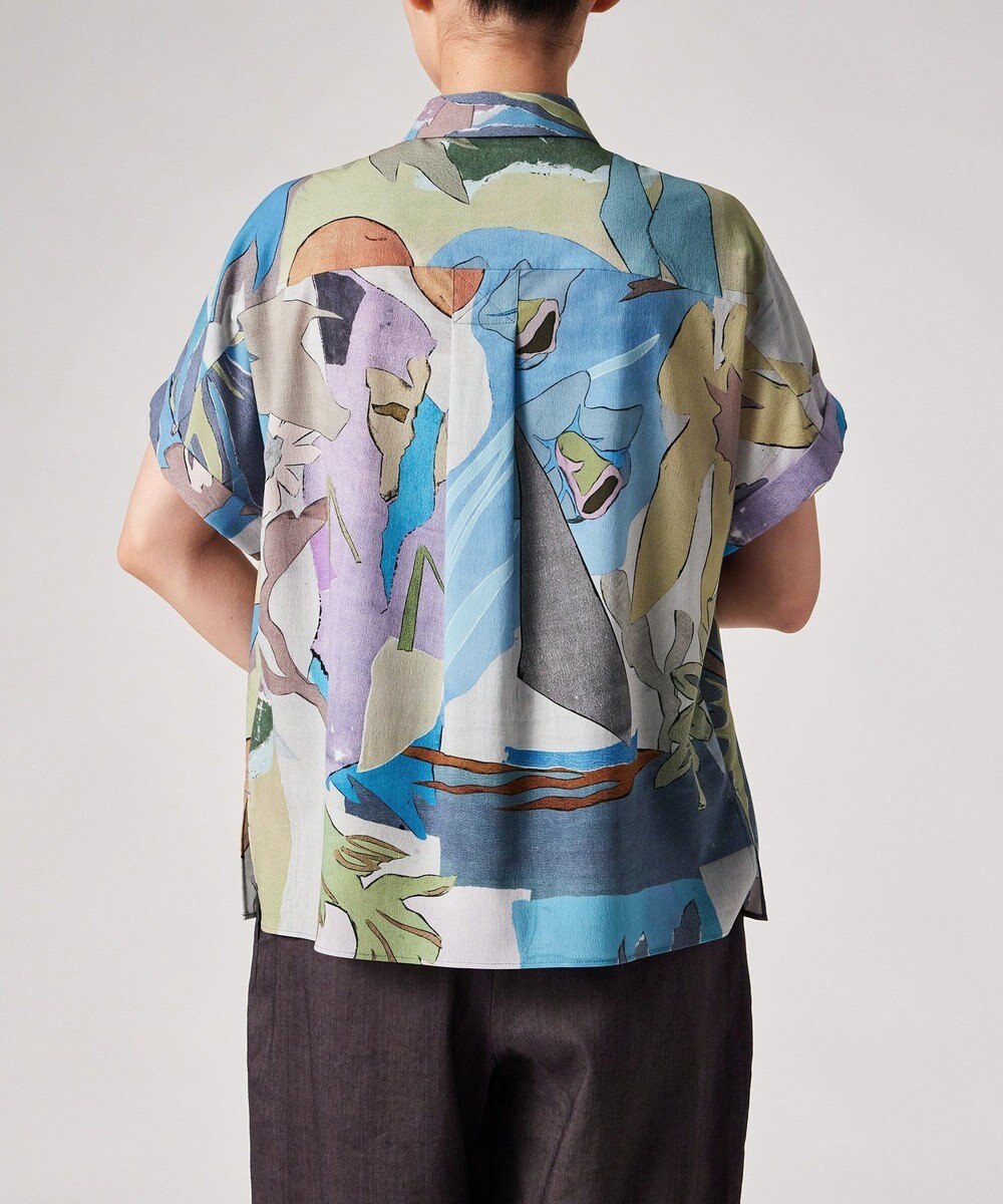 Paul Smith River Collage プリント 半袖 シャツ 