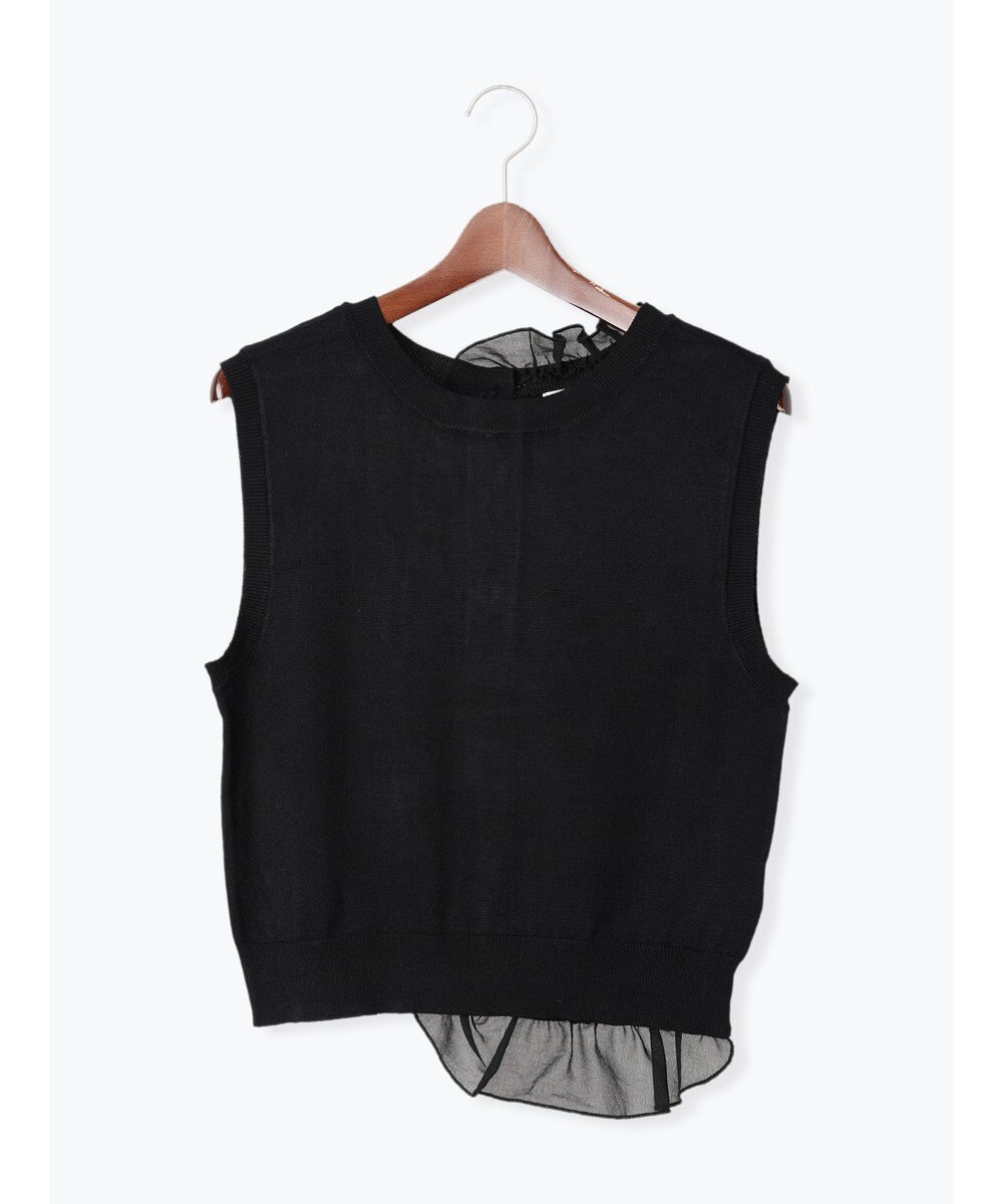 Te chichi シフォンフリルニットベスト 