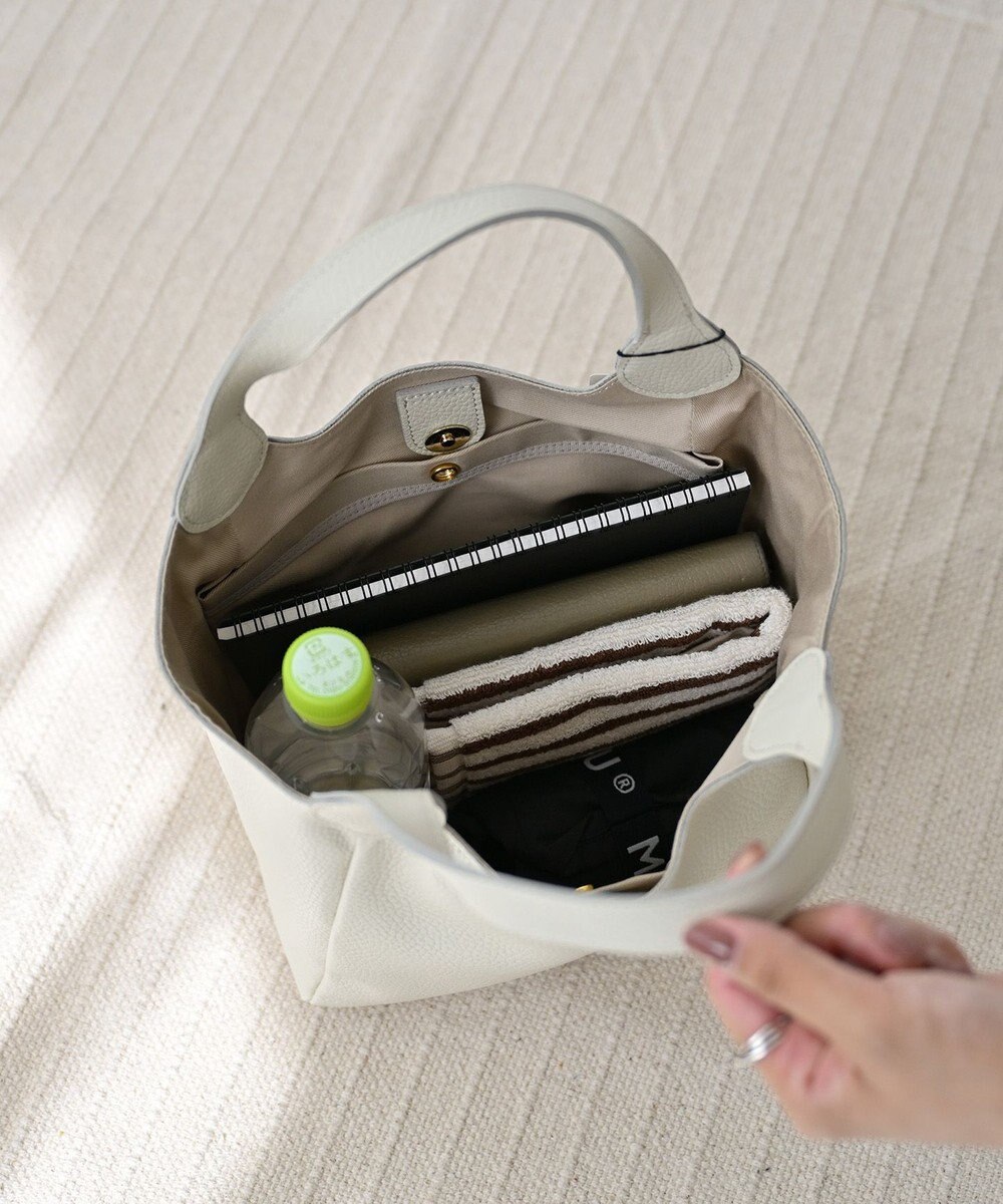 Hekhèr Le Style de Vie 【日本製/セレモニーにも】シュリンクレザー ハンドバッグ small 