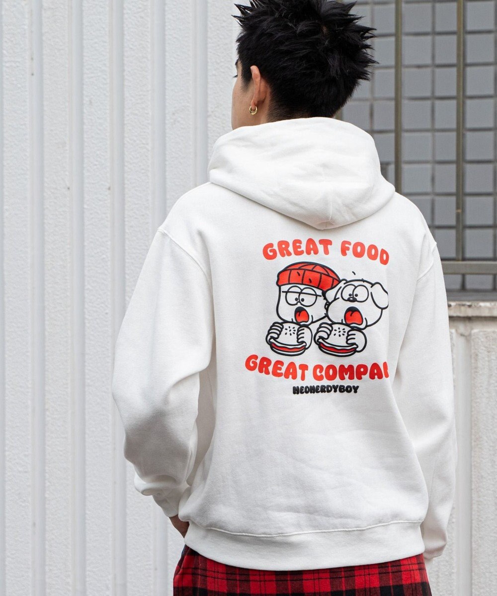 WEGO リラックスフィットTHEBOYグラフィックパーカー 