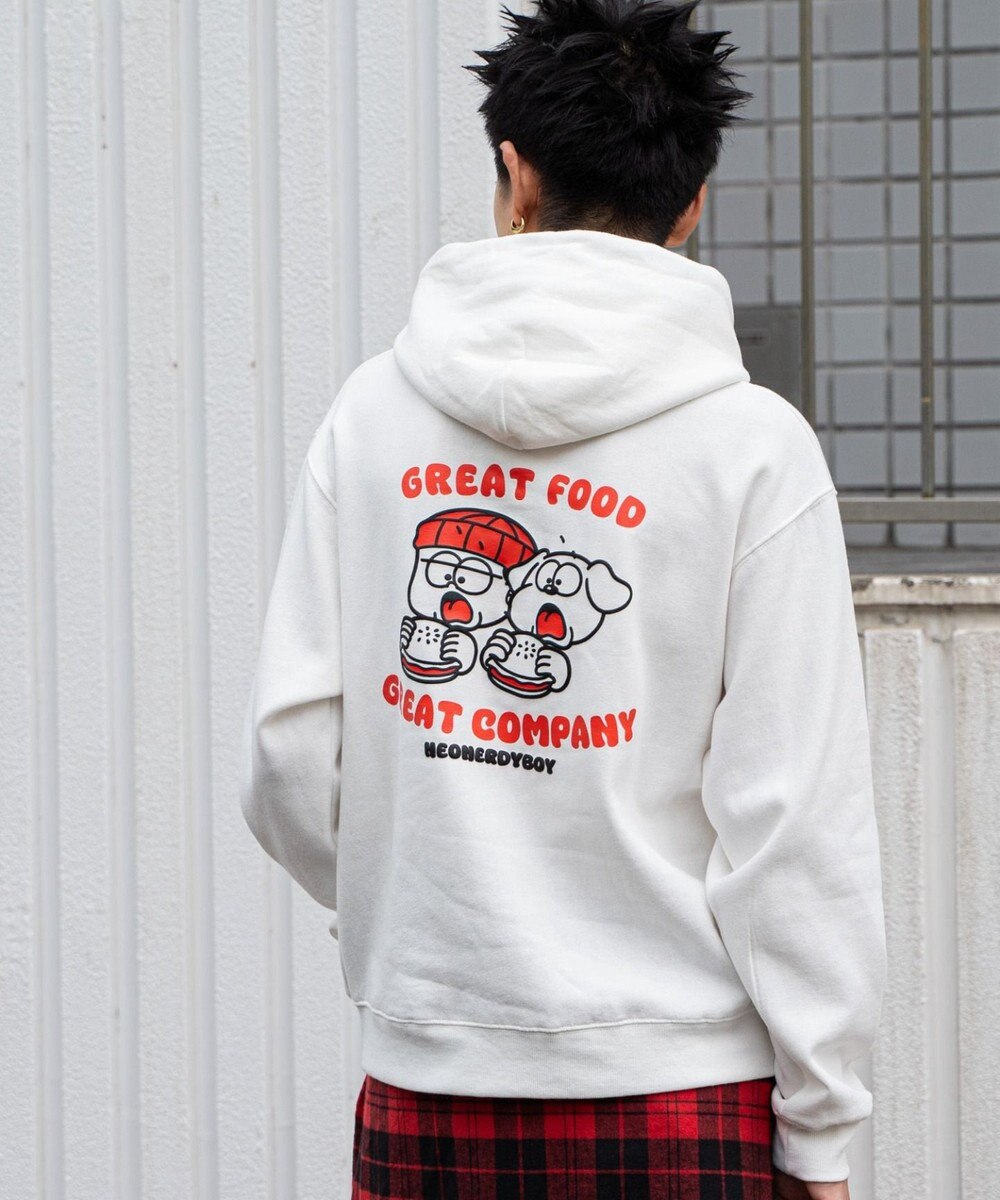 WEGO リラックスフィットTHEBOYグラフィックパーカー 