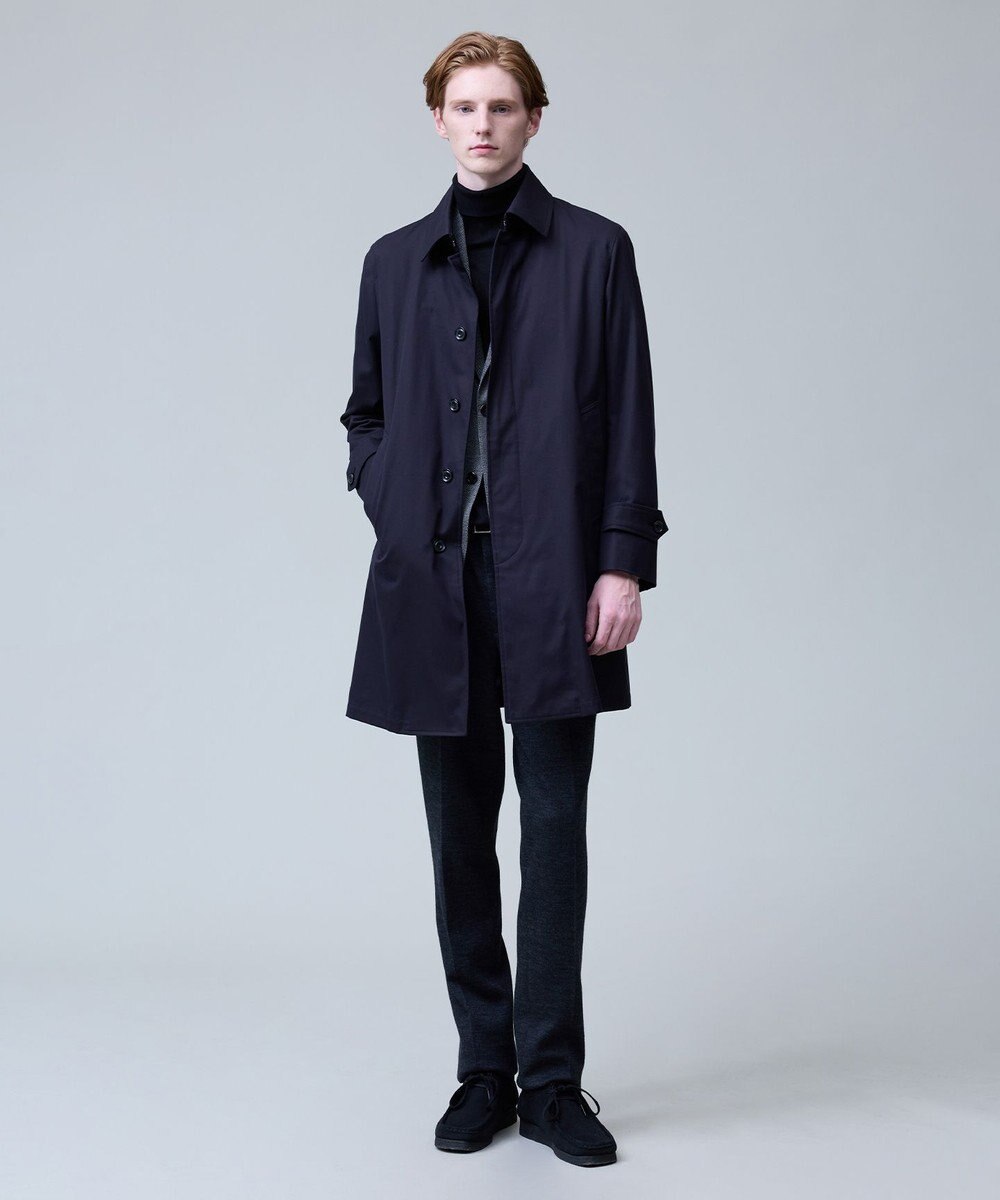 J.PRESS MEN 3シーズン対応【定番】コンパクトスピンギャバジン ステンカラーコート_25年モデル 