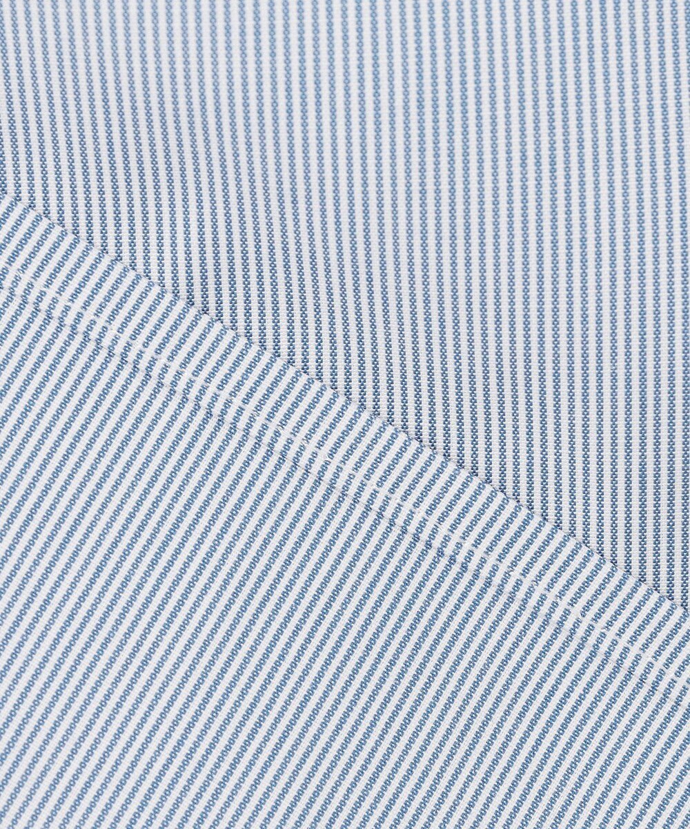 J.PRESS LADIES 【洗える・接触冷感・UVケア】エステネージュストライプ コクーン ブラウス 