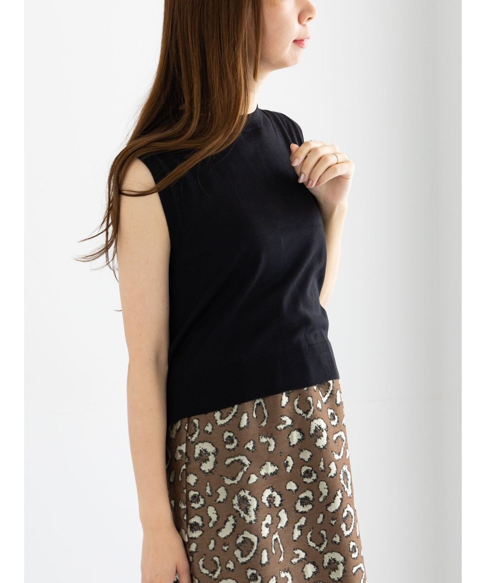 Te chichi シフォンフリルニットベスト 