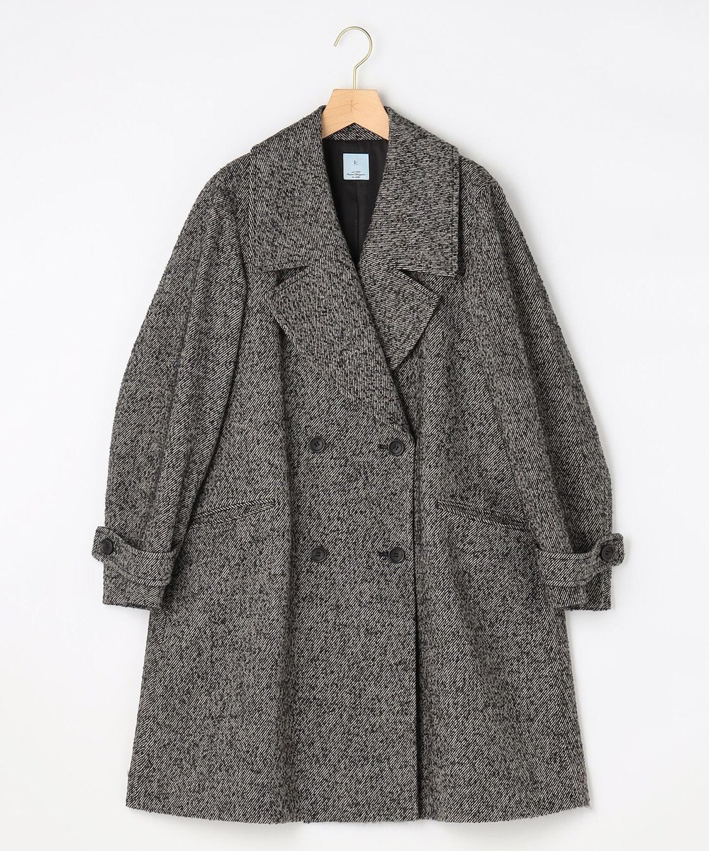 組曲 L ループツイードチェスター コート 