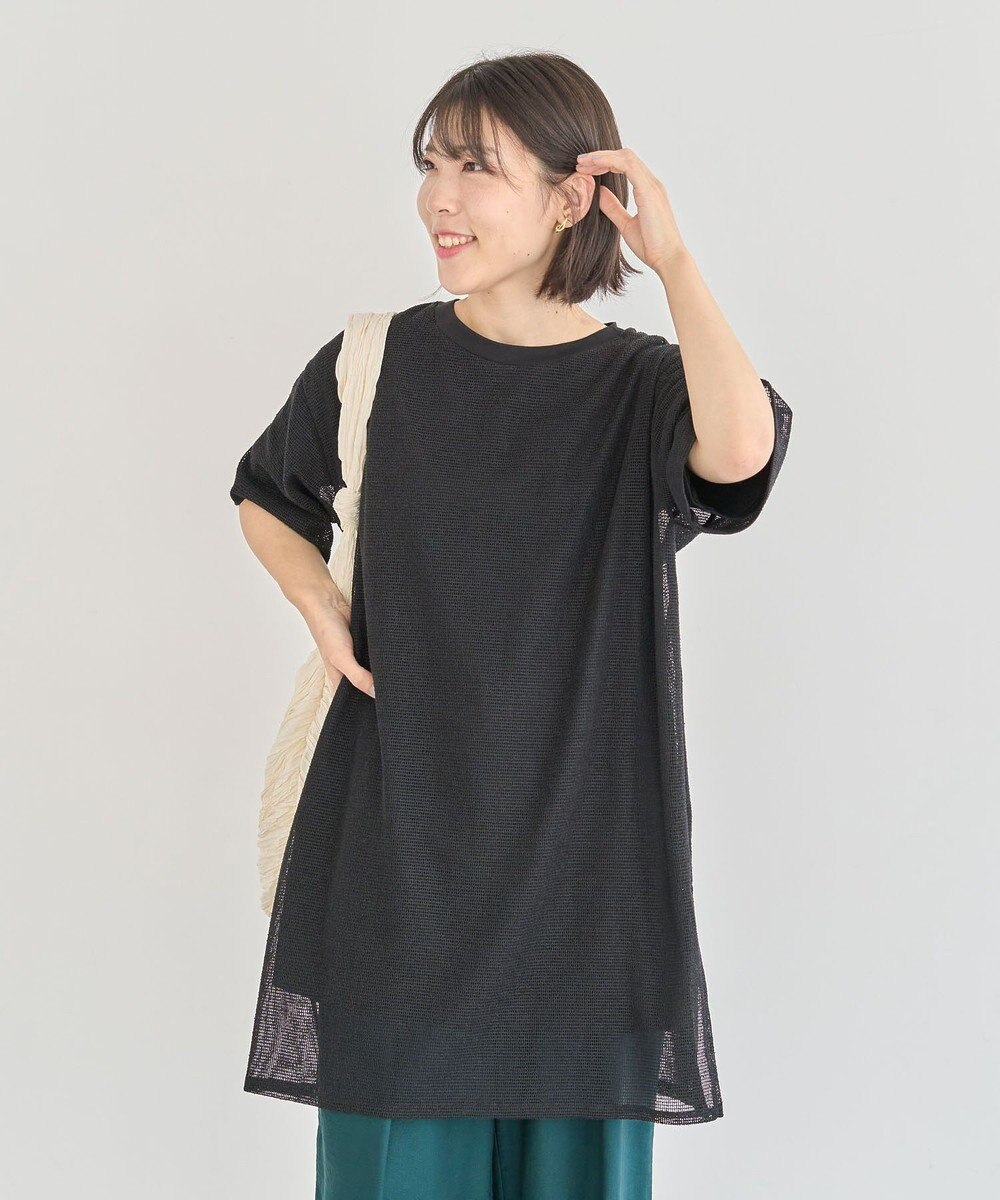 Green Parks ・ＱＵＯＮ　ワイドプリーツショルダーバッグ 