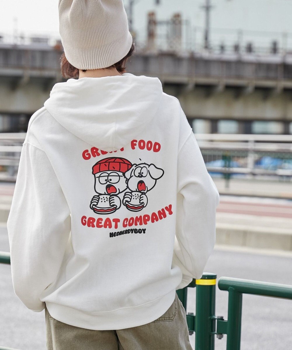 WEGO リラックスフィットTHEBOYグラフィックパーカー 