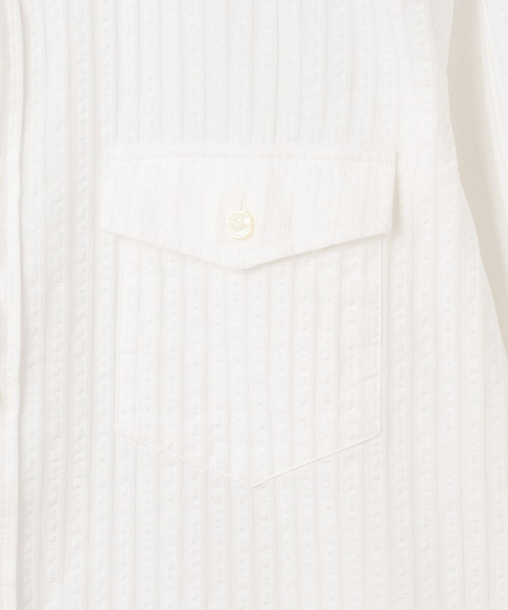 JOSEPH ABBOUD 【イージーケア】オーガニックコットンプリッセ シャツ 