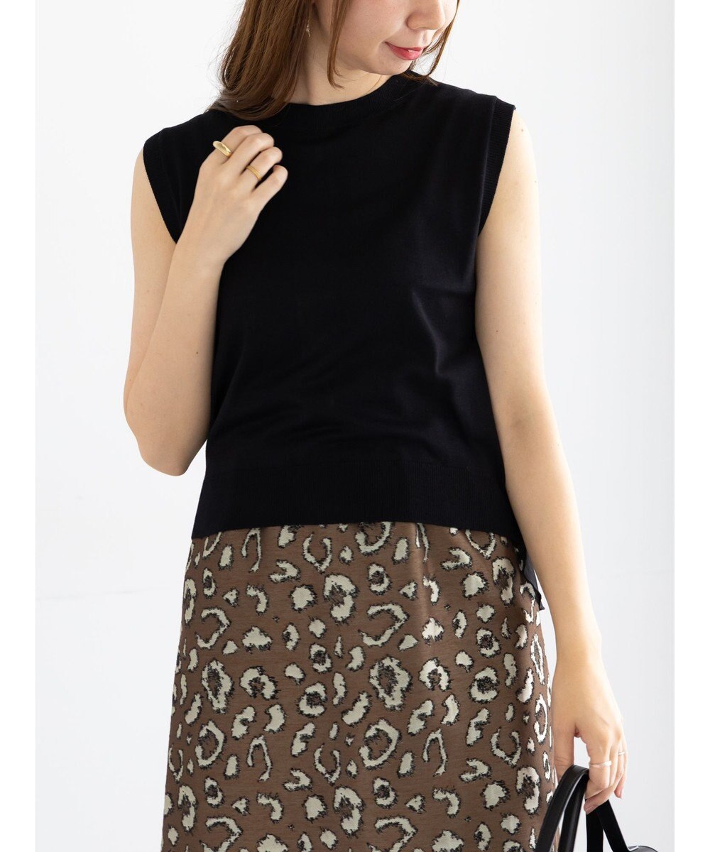 Te chichi シフォンフリルニットベスト 