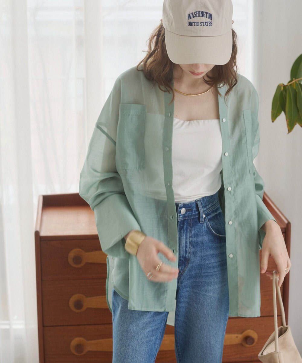 WEGO 【ANGIE VINTAGE】シアーシャツ 