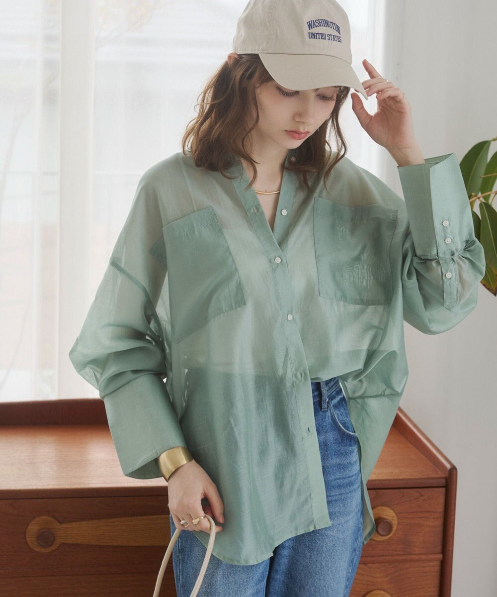 WEGO 【ANGIE VINTAGE】シアーシャツ 