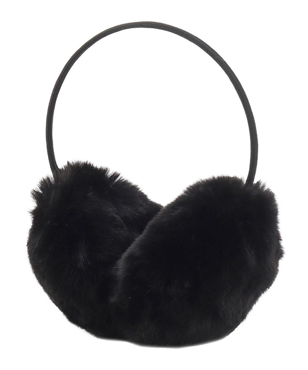 MOONBAT 【FUDGE11月号掲載】PAUL & JOE ACCESSOIRES ネコチャーム付フェイクファーイヤマフ（細アーム） 