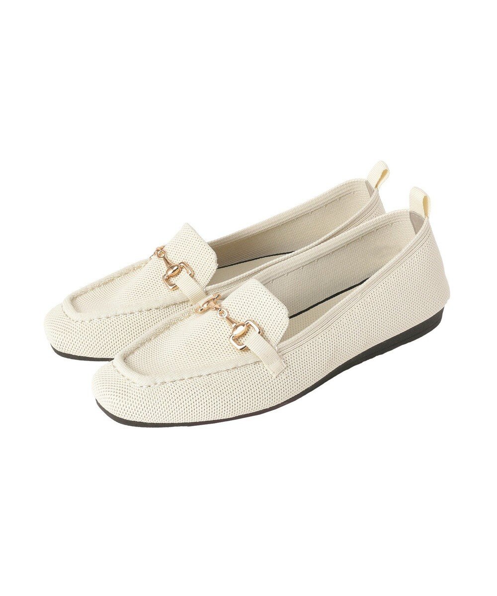 Green Parks 洗えるニットローファー 