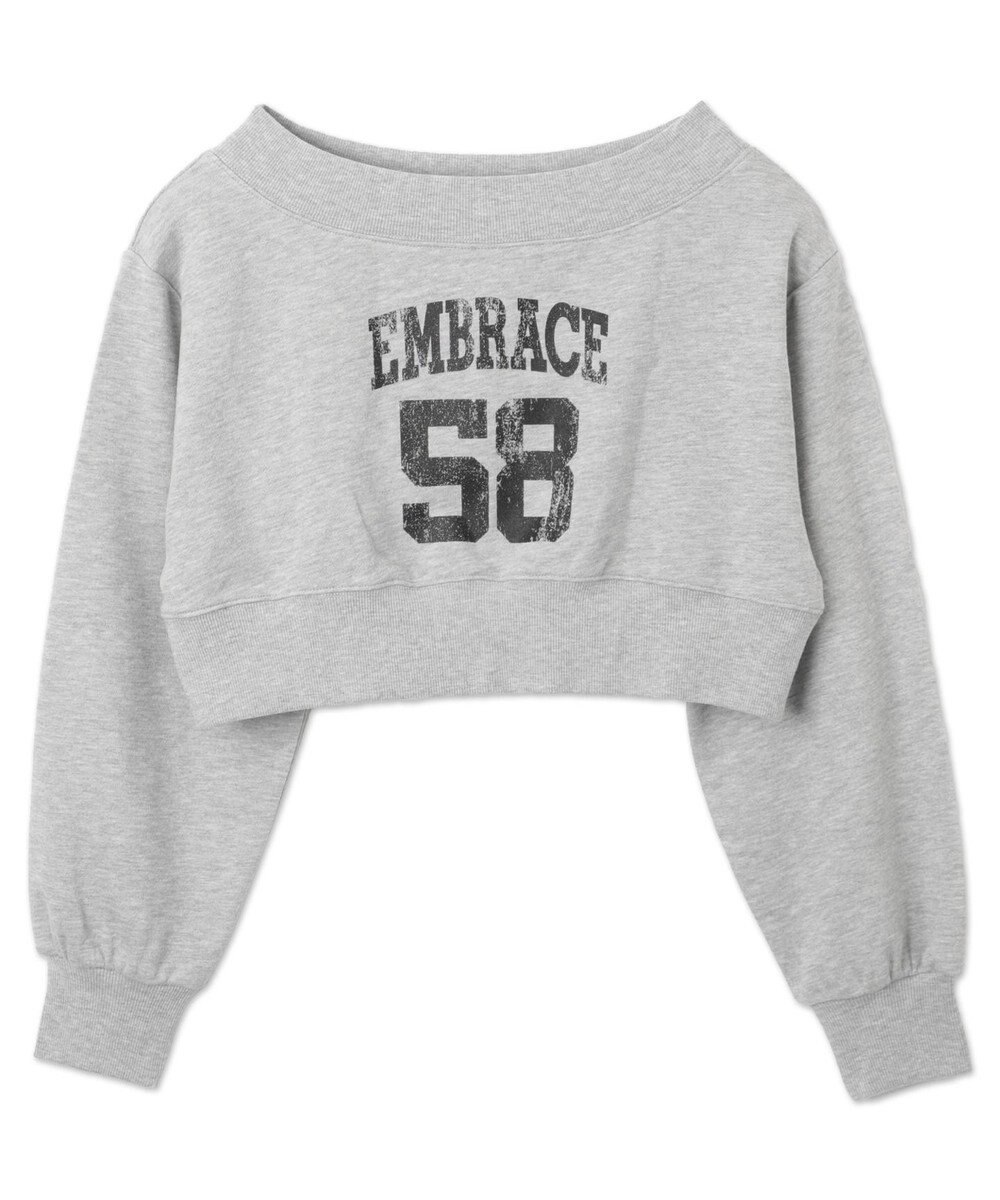 WEGO オフショルショートスウェット 