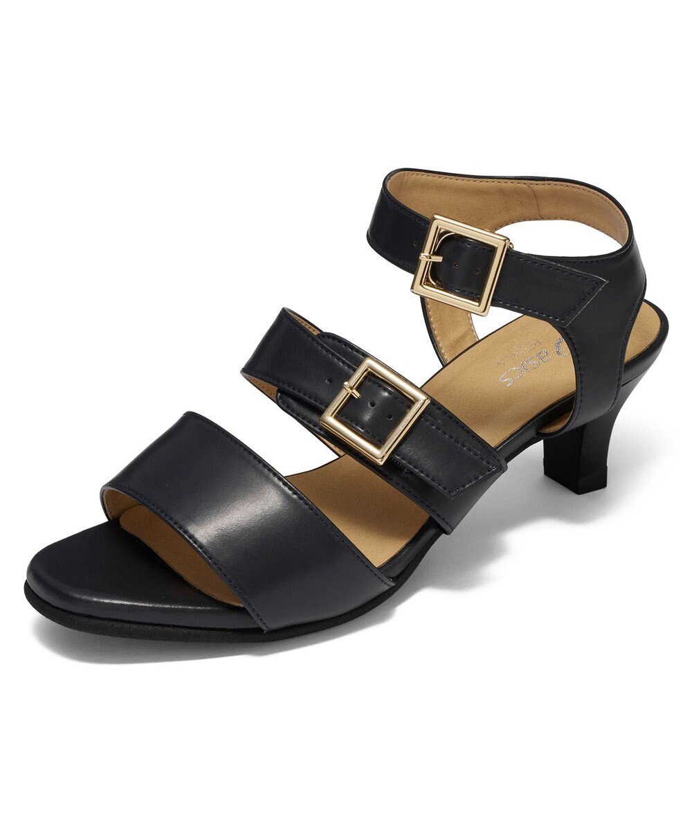 ASICS WALKING ペダラ ヒールサンダル 3E 5.0cmヒール 