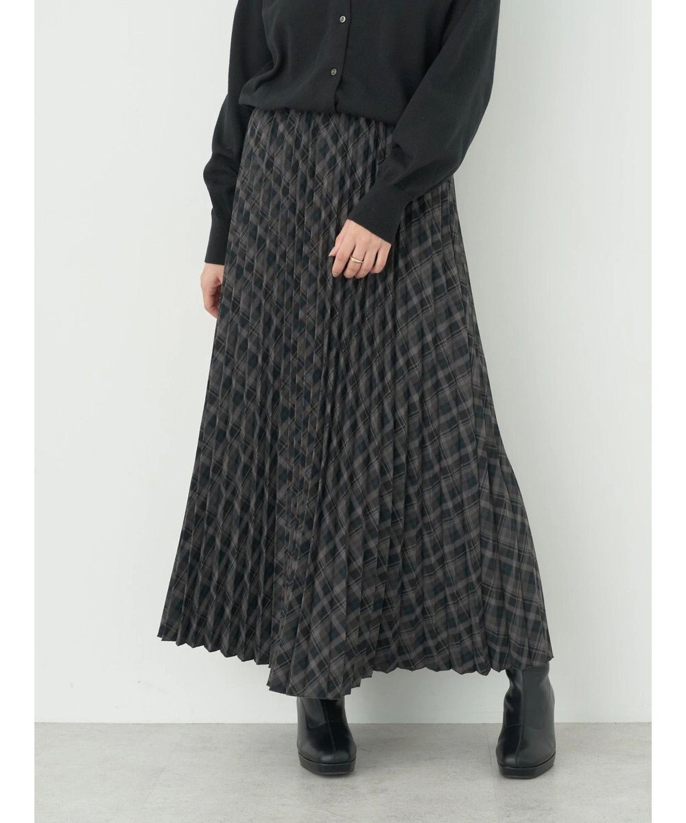 earth music&ecology すきな丈プリーツスカート 