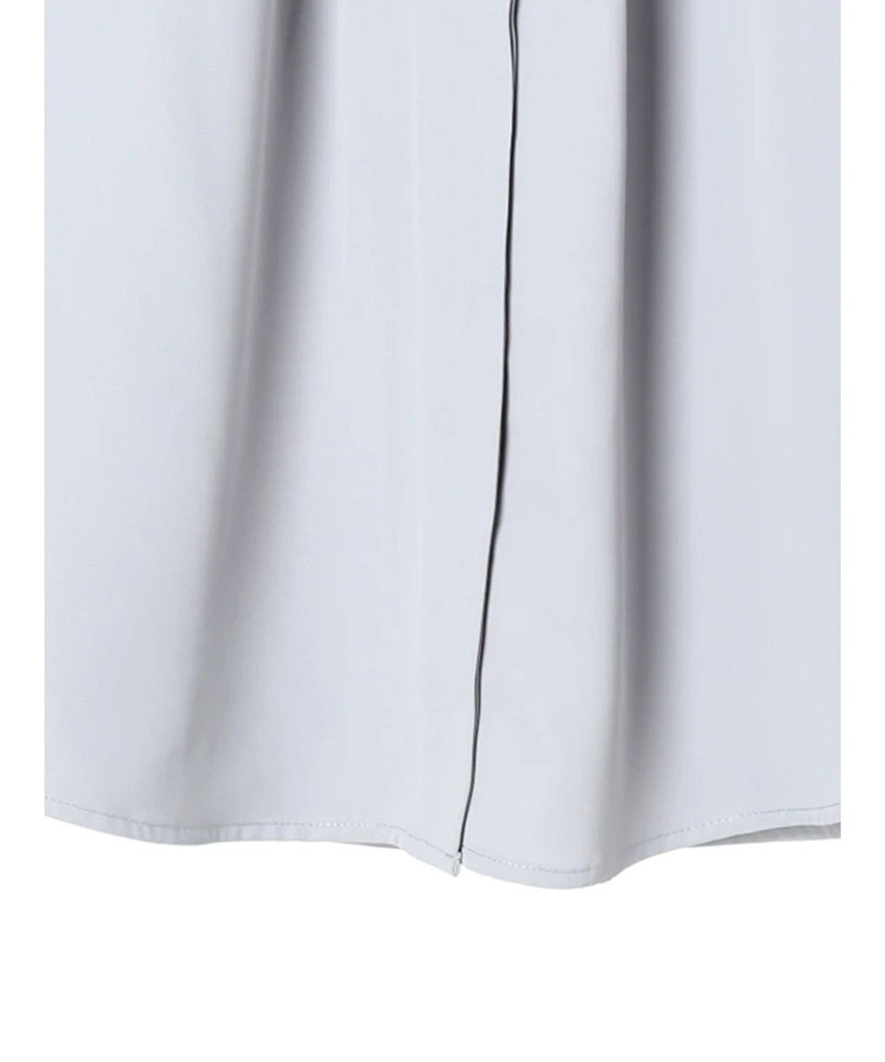 earth music&ecology ノーカラーフロントタックブラウス 