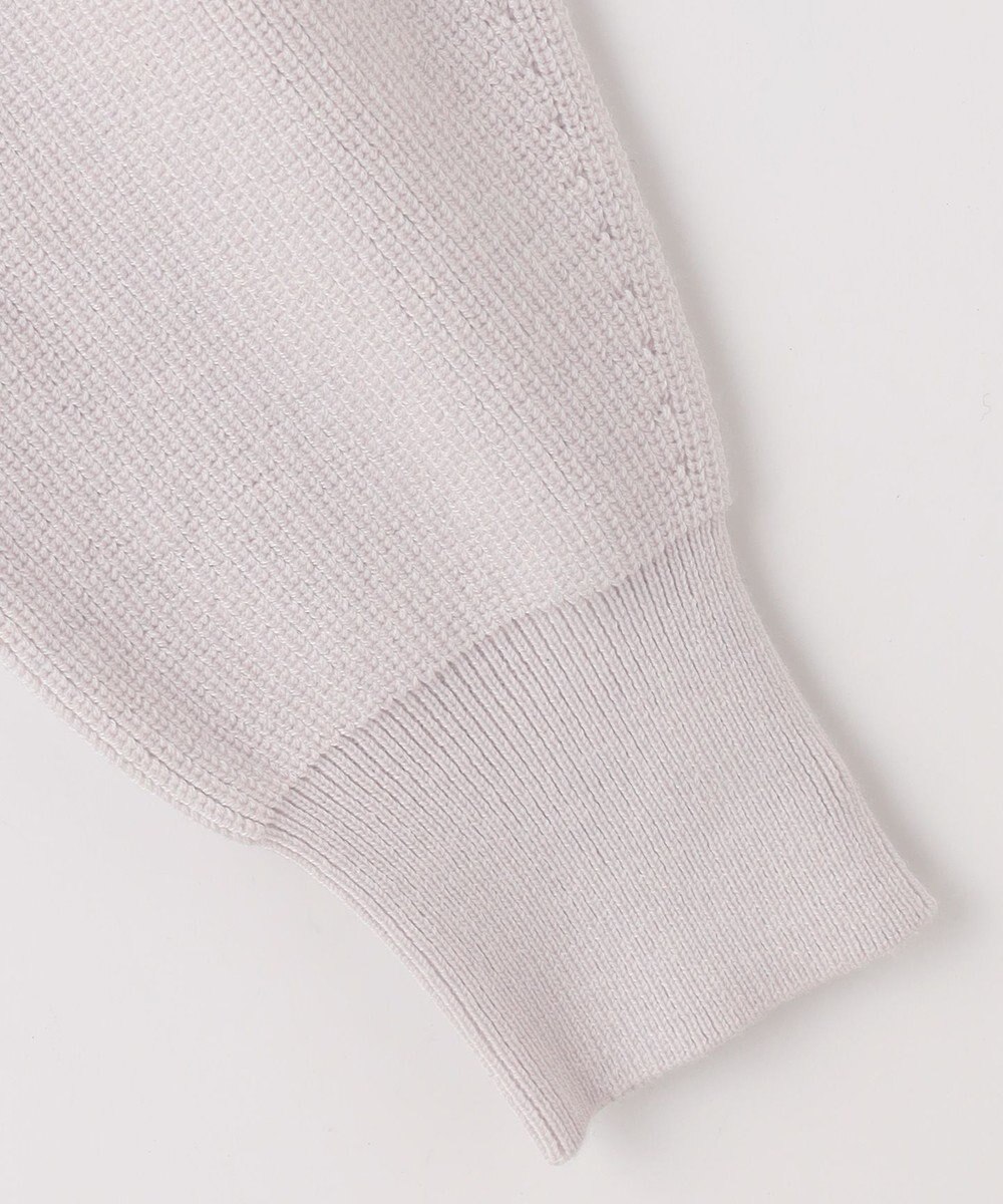 組曲 【WEB限定】襟付き片畔ニットプルオーバー 