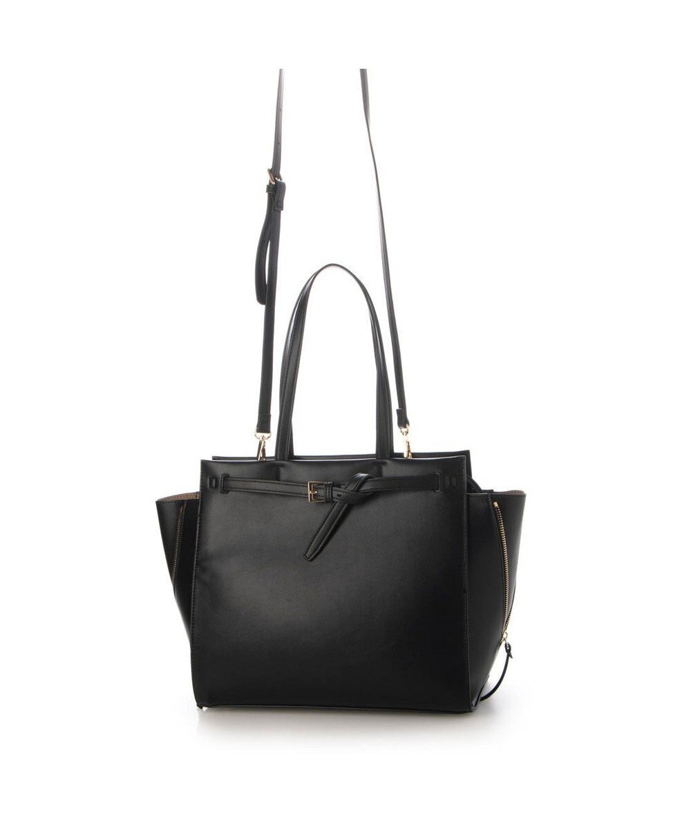 UNBILLION カシュカシュ cachecache / ベルトディテールサイドジップA4トート 