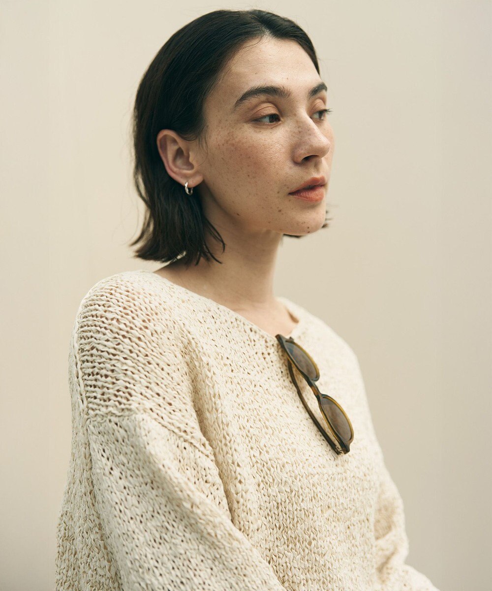 UNFILO L テープヤーンニット プルオーバー 