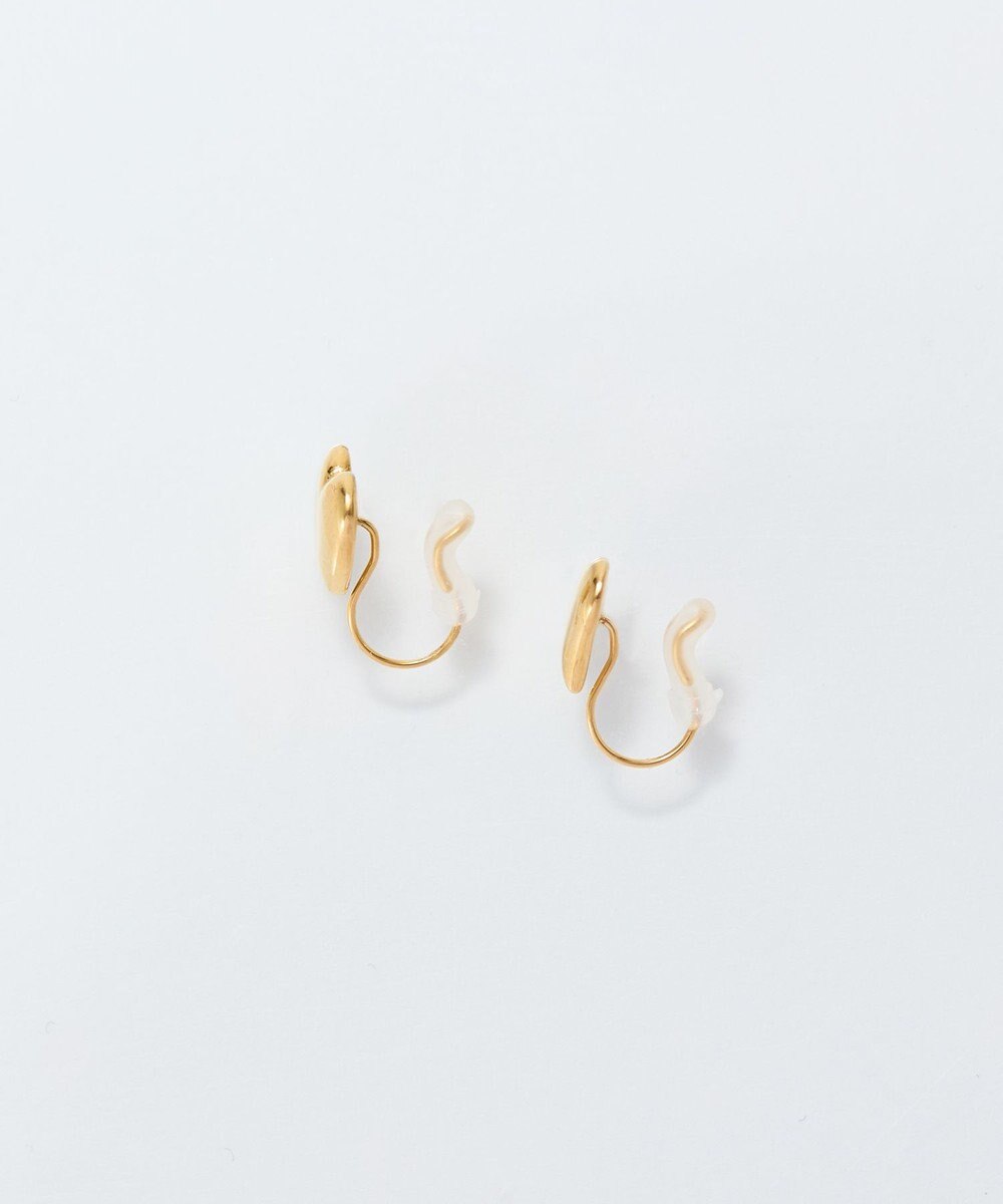 Phoebe 【痛くないシリーズ/金属アレルギー対応】ニュアンスハートライトフィットイヤリング　ゴールド 