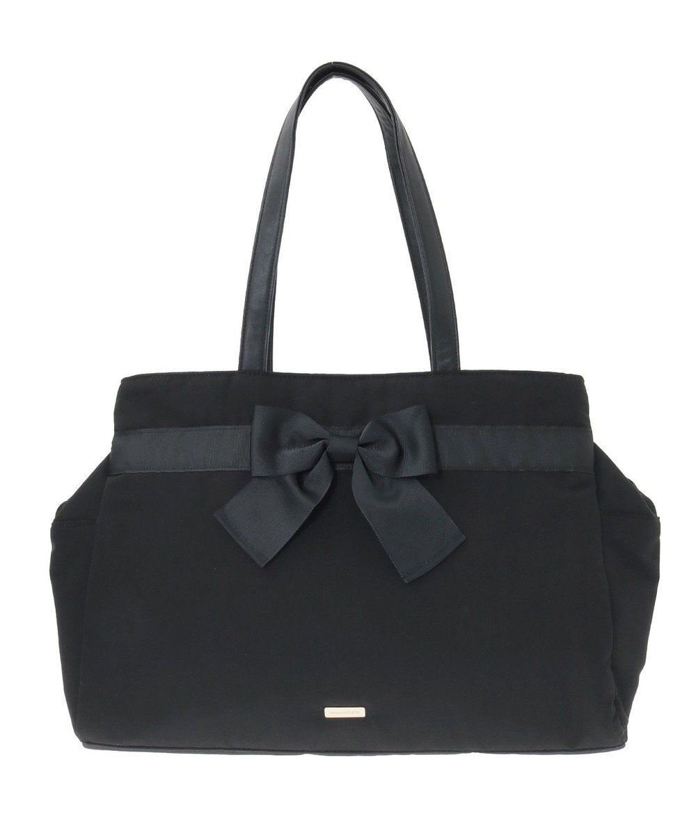 Maison de FLEUR グログランリボン3ルームトートバッグ 