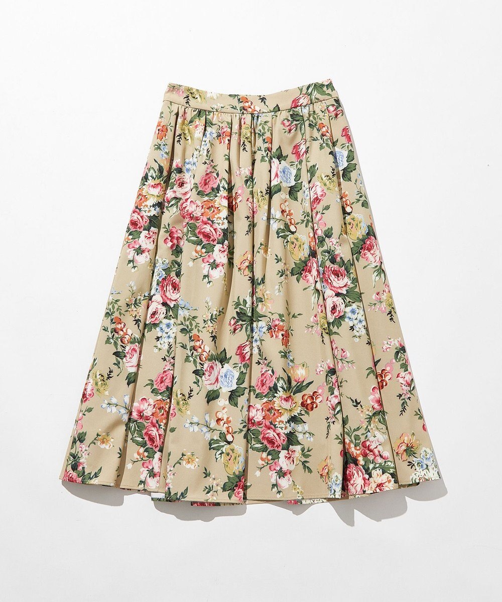 組曲 S 【23AW】ローズブーケプリント フレアスカート 
