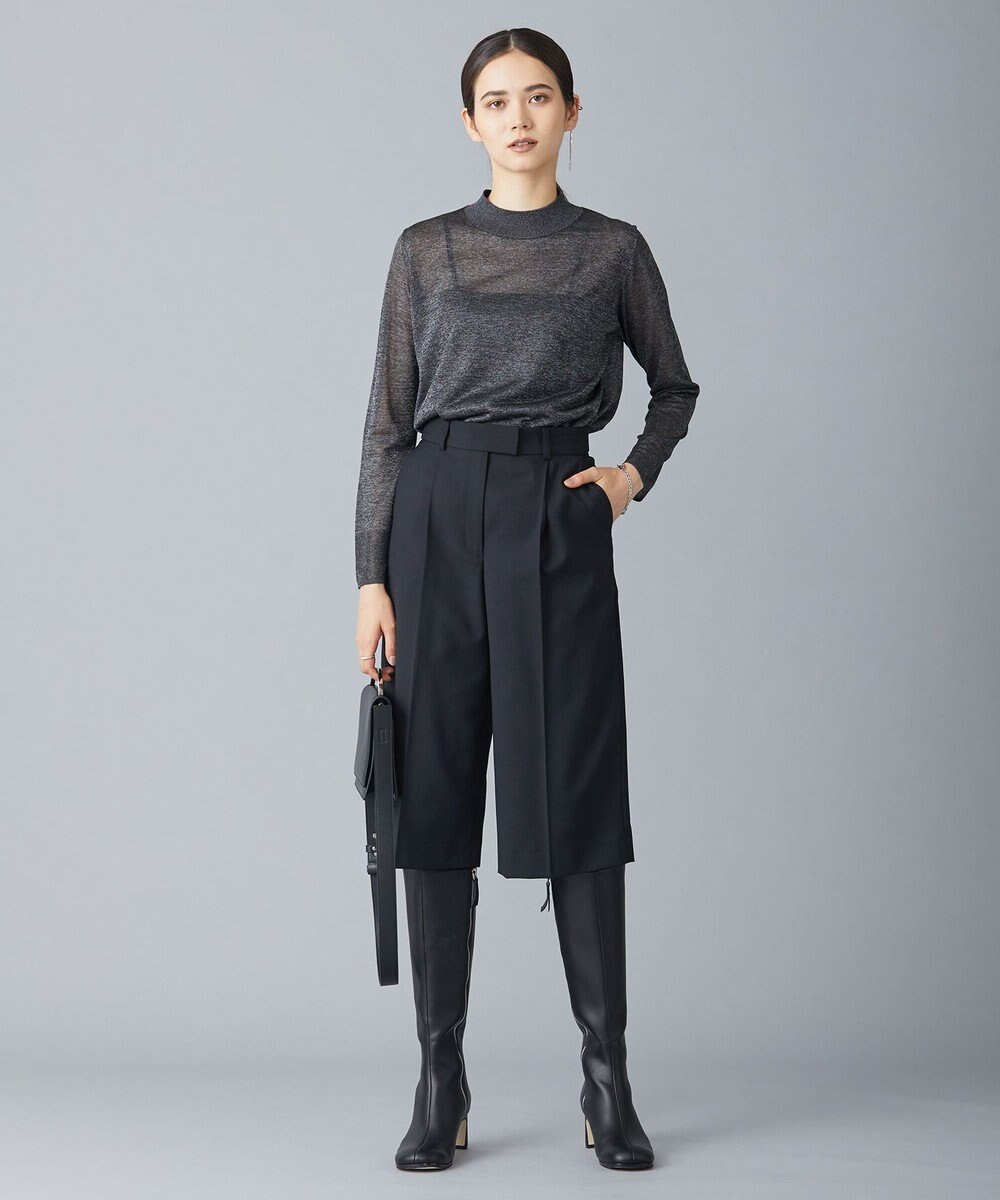 ICB 【洗える】 ウールマットウース ショートパンツ 