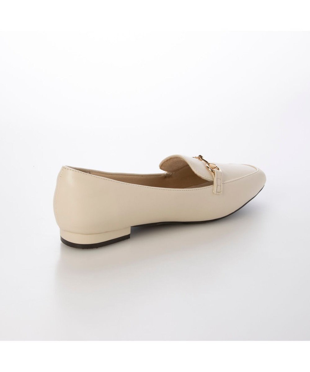 MODE ET JACOMO <noyau>スクエアトゥビット付きヒールローファー 