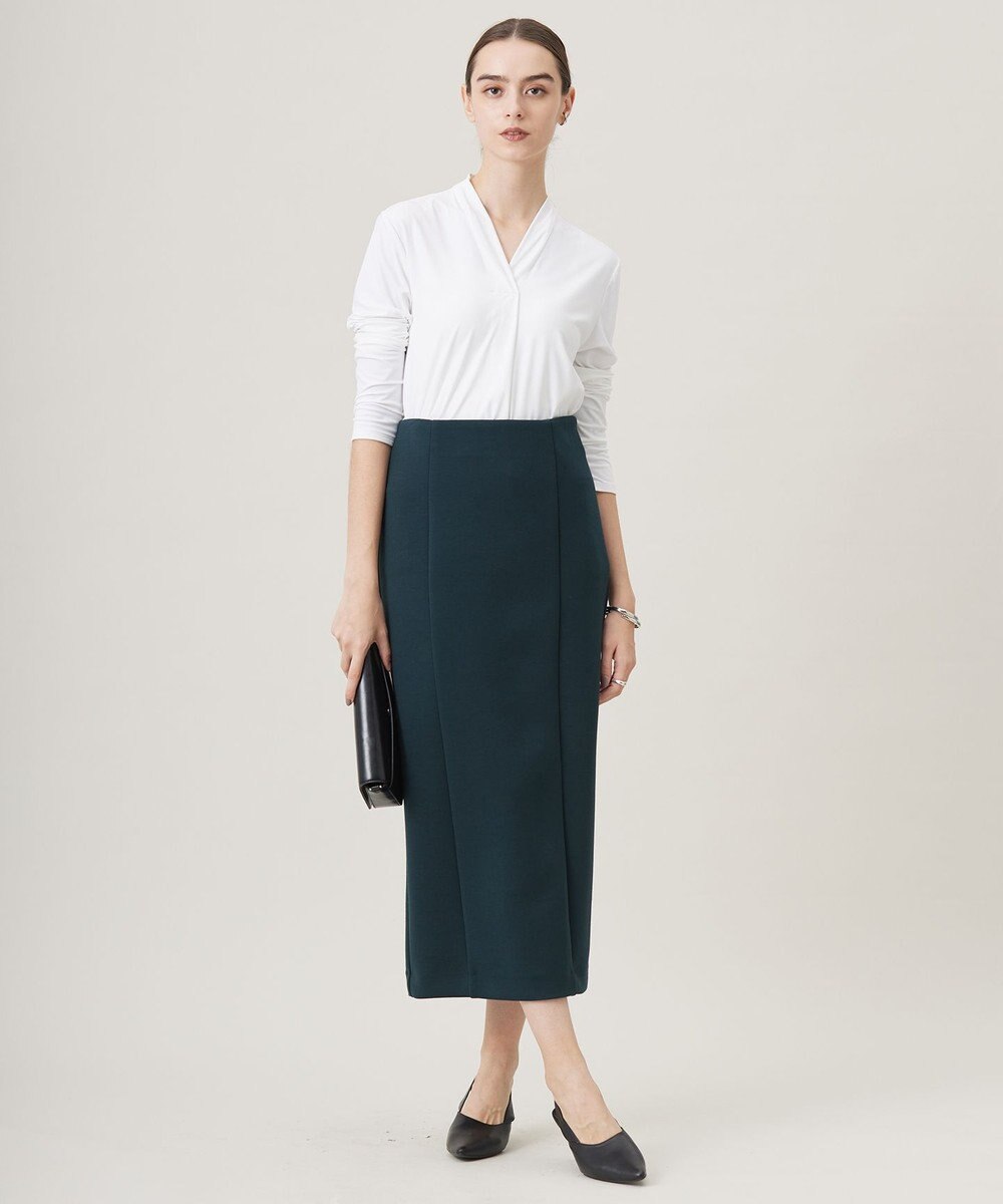 ICB 【洗える・WEB限定カラーあり】コンパクトダブルフェイス スカート 