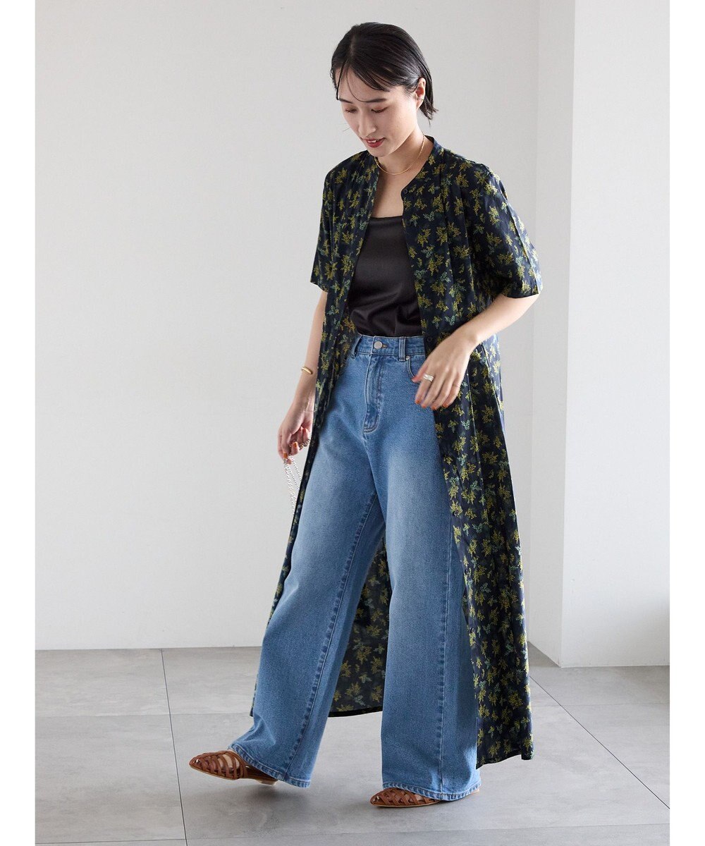 Te chichi 【LIBERTY FABRICS】ウエストタックワンピース 