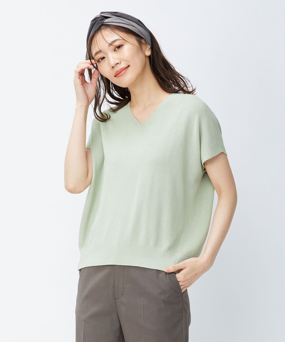 洗える】コットンアセテートVネック ニット / J.PRESS LADIES | ファッション通販 【公式通販】オンワード・クローゼット