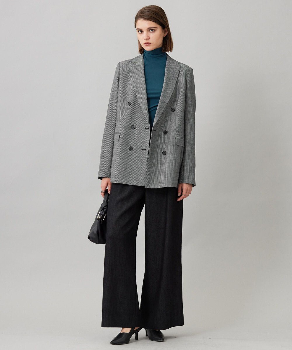 ICB 【洗える】 パウダリーチュール ハイネックトップス 