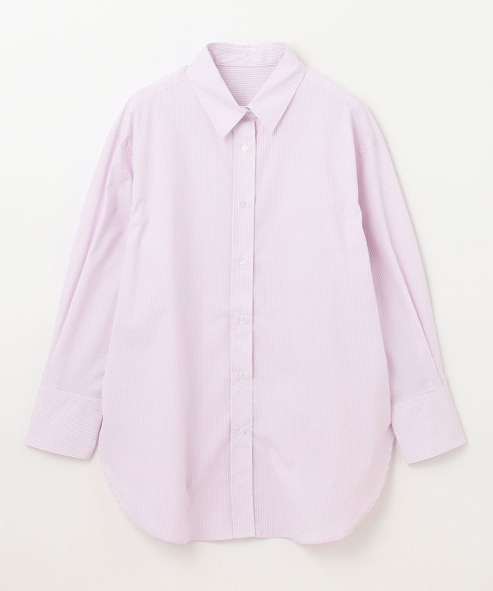 ANY 【洗濯機可能/接触冷感/UVケア】カラーストライプシャツ 