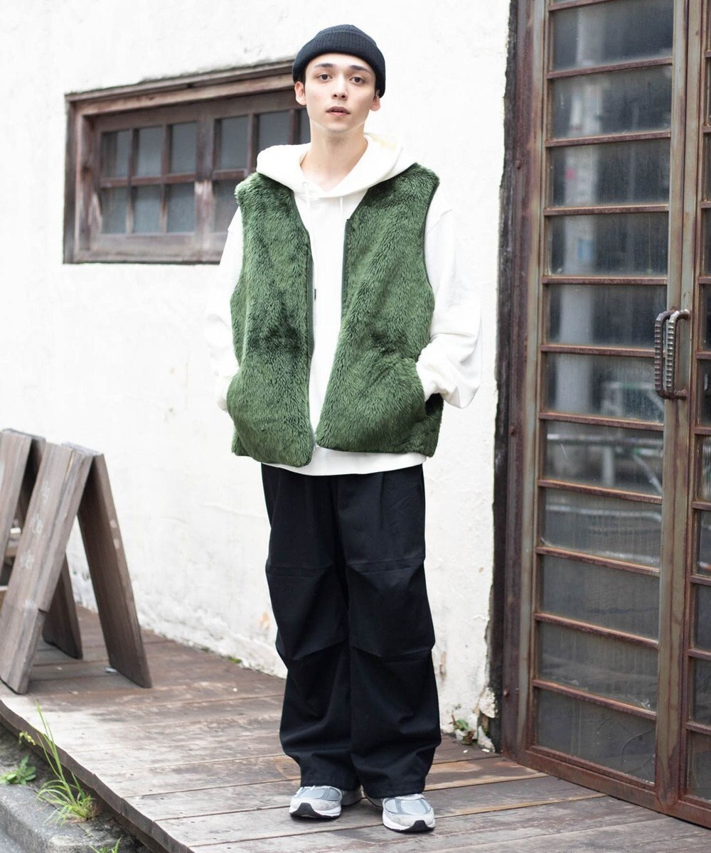 WEGO フェイクファーBIGベスト 