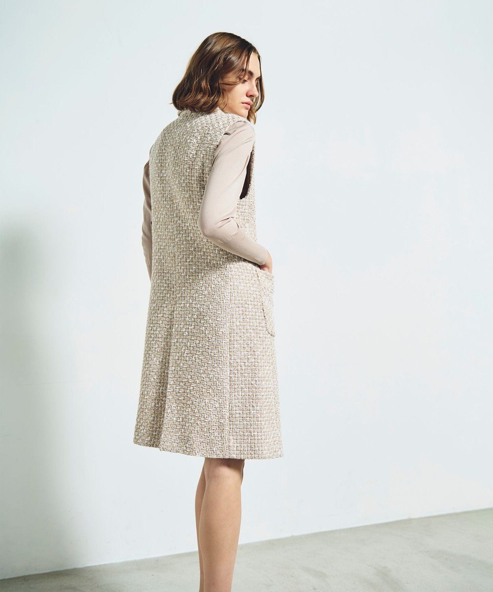 GRACE CONTINENTAL ツイードジレワンピース 