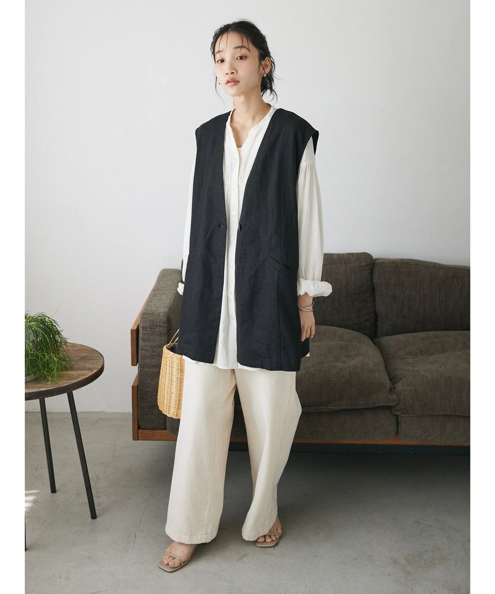 CRAFT STANDARD BOUTIQUE 【キナリノ別注】リネンレーヨンジレベスト 