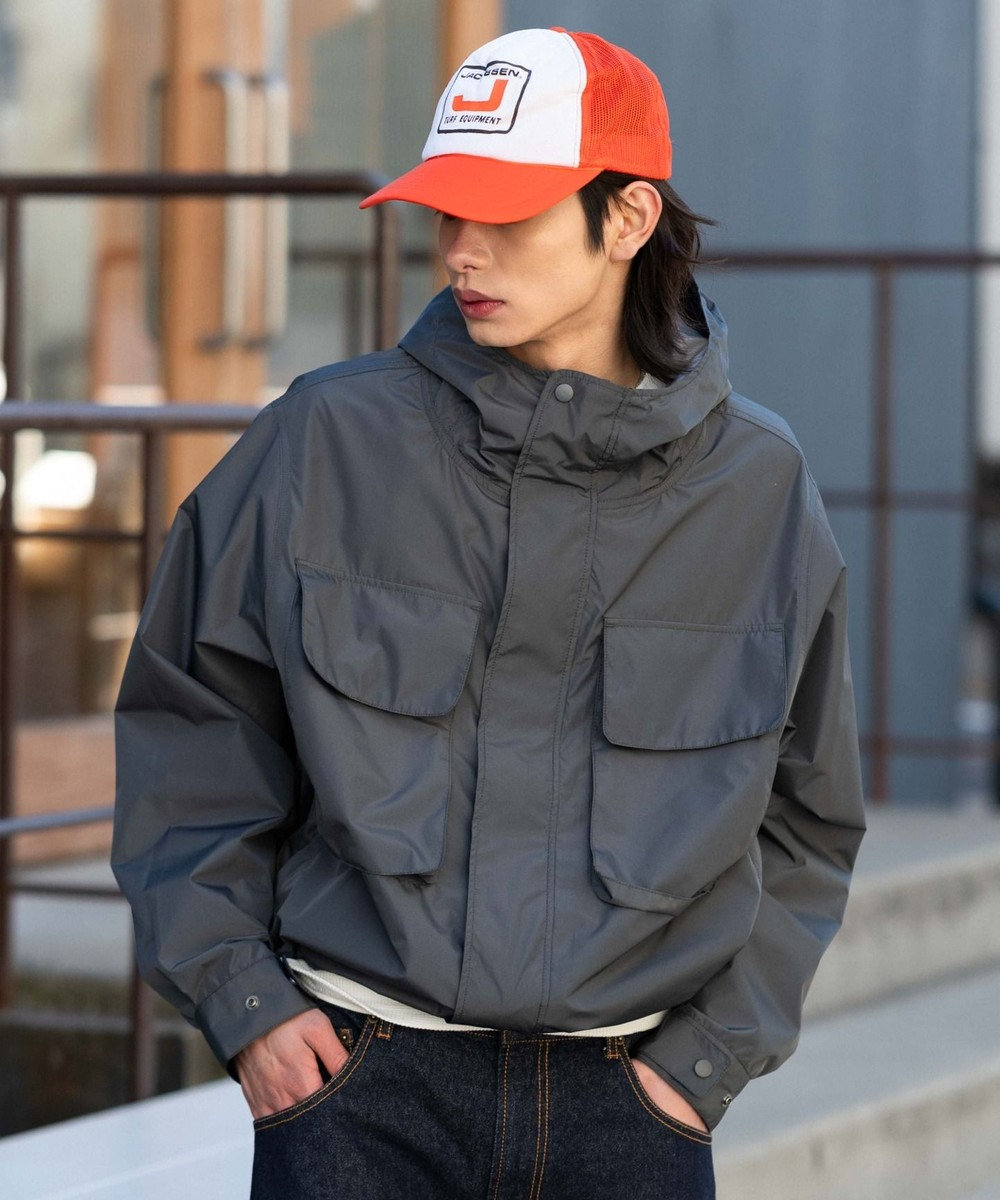 WEGO 【ユニセックス着用ITEM/アウトドア】フードシェルブルゾン 