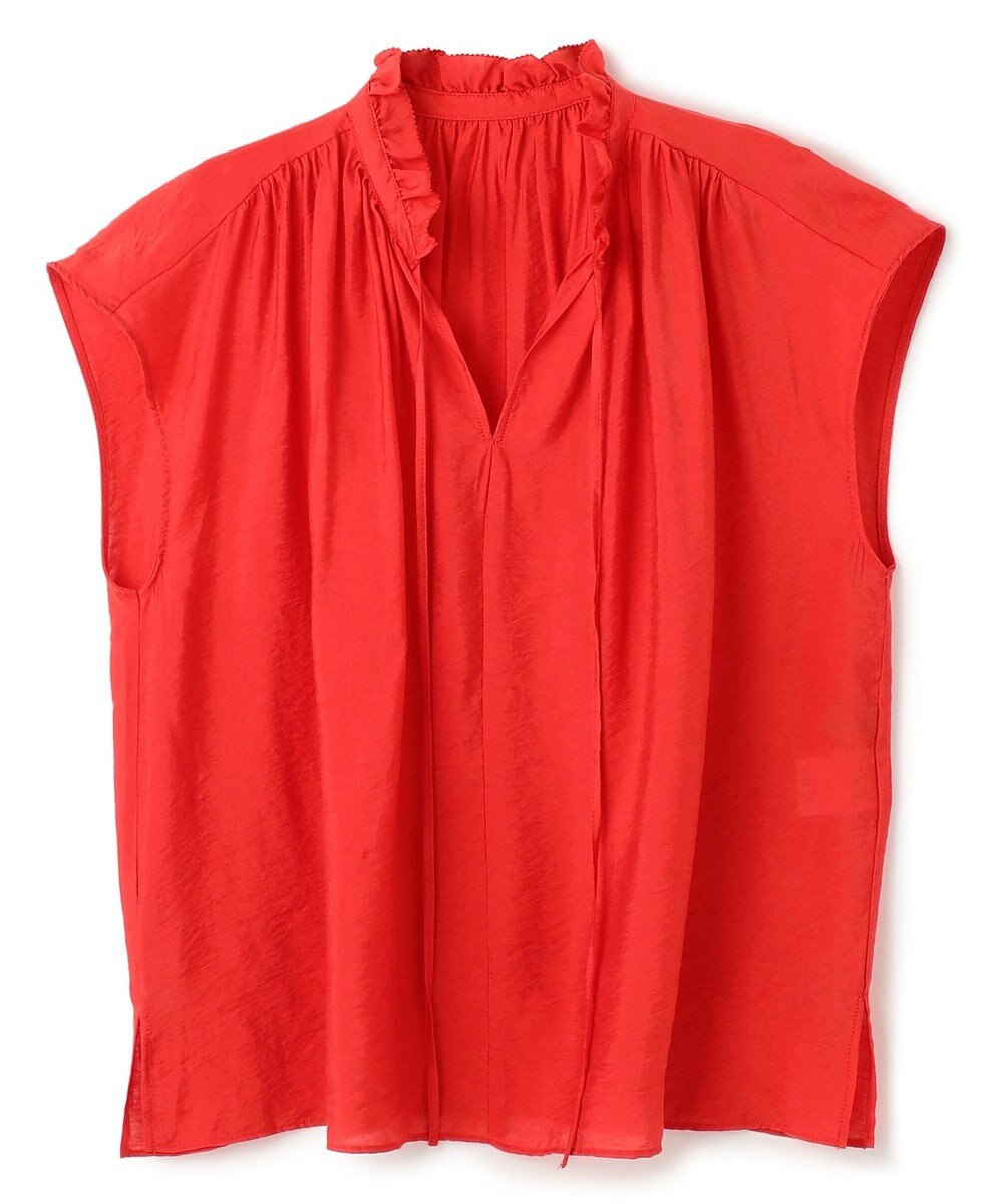 UNFILO ヴィンテージシアー ギャザーブラウス 