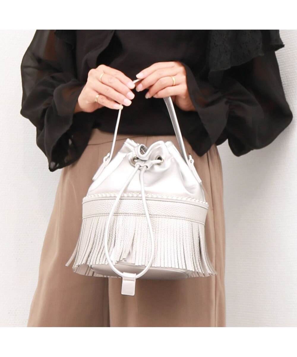 UNBILLION カシュカシュ cachecache / ボールチェーンポイントタッセルドロストショルダー 