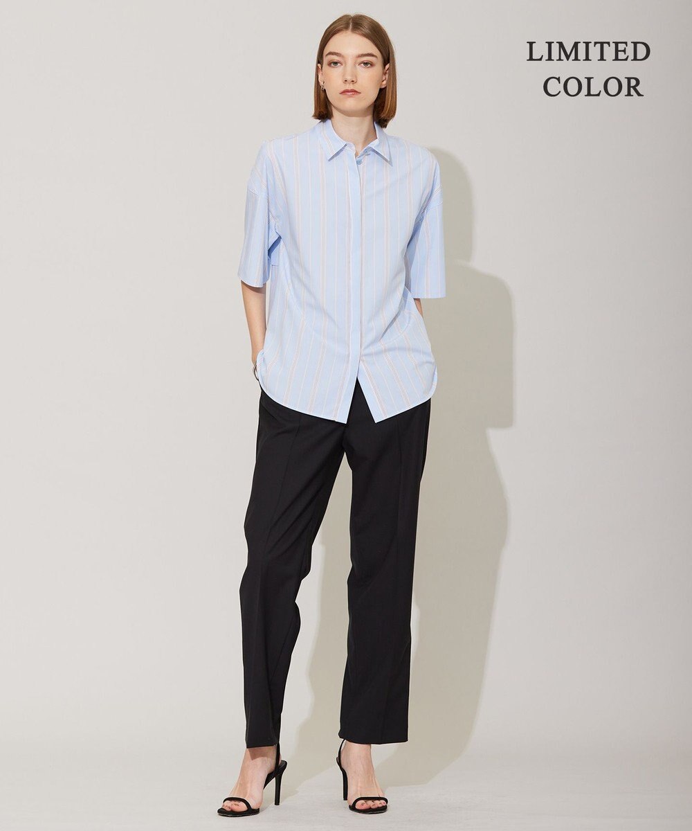 ICB 【WEB限定カラーあり・洗える】ラッフルデザインシャツ 