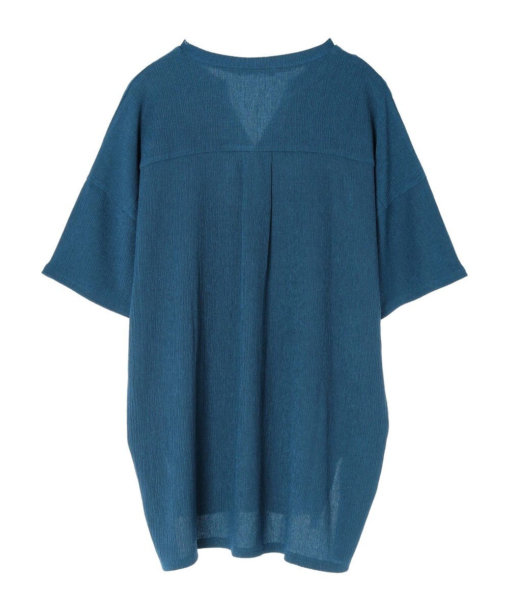 Green Parks ５分袖スキッパーカットチュニック 