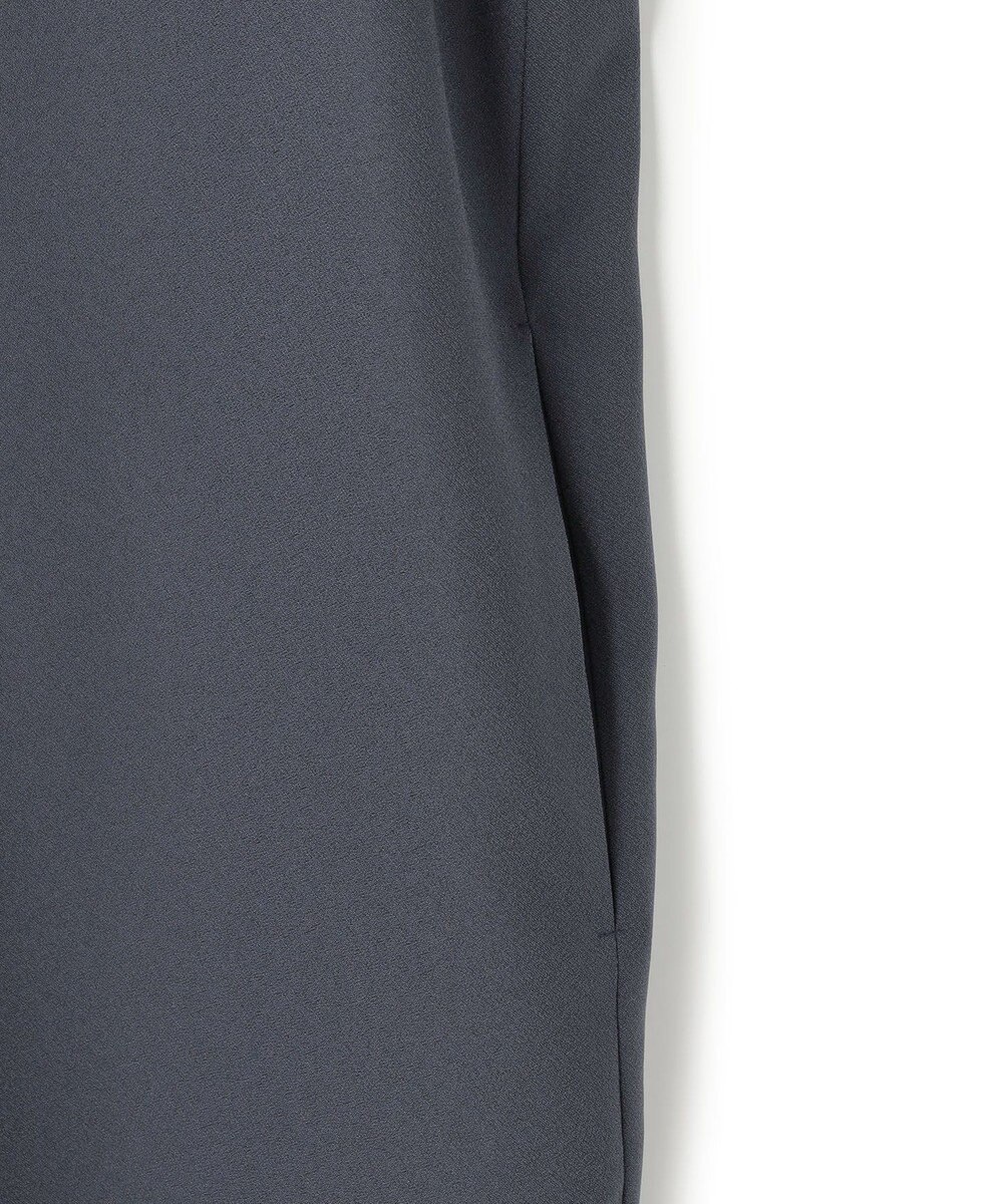 ICB 【先行予約・WEB限定】FluidBackSatin ニット衿シャツワンピース 